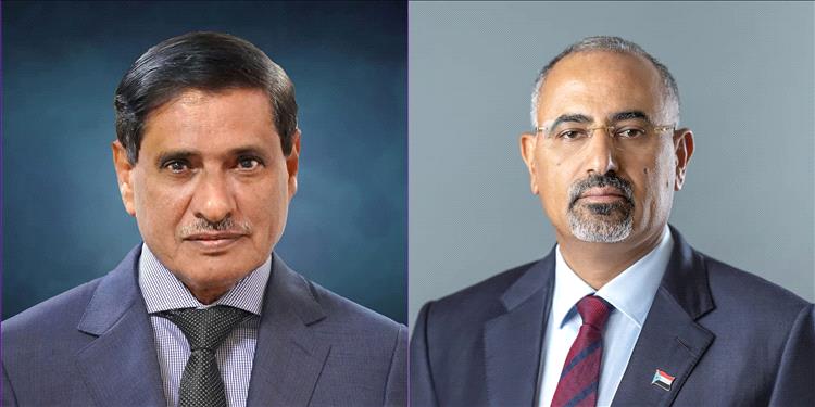 الزُبيدي يطمئن هاتفيًا على صحة البحسني بعد نجاح عمليته الجراحية في ألمانيا