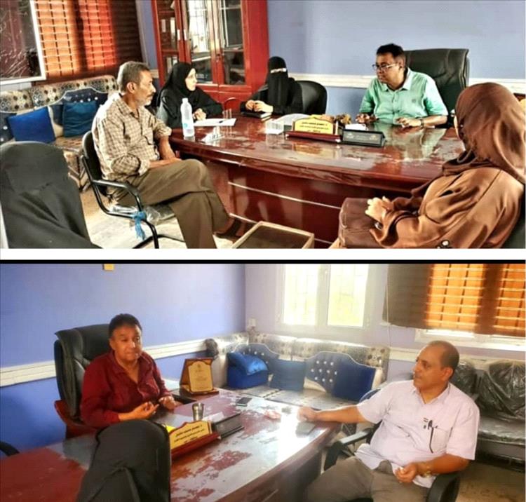 دكتور عصام مقبلي يلتقي رئيسي اللجان المجتمعية بمديريتي دار سعد والمنصورة لافتتاح فصول جديدة لمحو الأمية