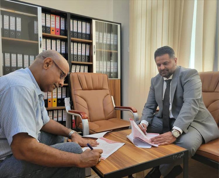 توقيع اتفاقية شراكة إعلامية بين وزارة العدل ومؤسسة عدن الغد للإعلام