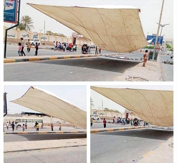 تصعيد شعبي في المكلا.. نصب خيام واعتصام وتمهيد للعصيان المدني والإدارة الذاتية