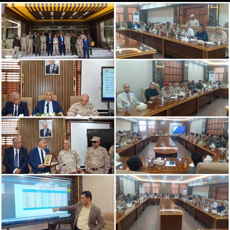 نائب المحافظ يطلع  وفد كلية الدفاع الوطني على مجمل الأوضاع الخدمية في العاصمة عدن