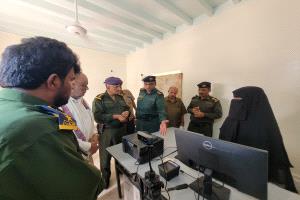 تدشين البطاقة الذكية والسجل المدني الإلكتروني بمديرية سيحوت في المهرة