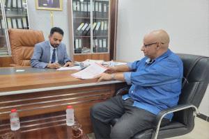 مؤسسة عدن الغد للإعلام توقع عقد شراكة إعلامية مع وزارة الشباب والرياضة