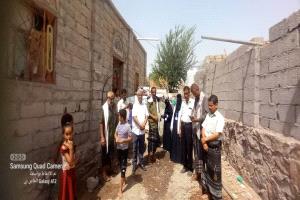 مدير عام الملاح والأمين العام ومدير مكتب الصحة يدشنون حملة التحصين الطارئة ضد مرض شلل الأطفال في عموم المديرية