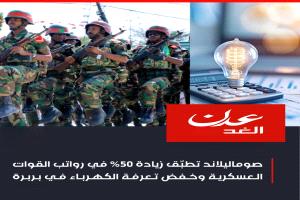 صوماليلاند تعتمد زيادات في رواتب العسكريين وتخفض تعرفة الكهرباء في بربرة ضمن إصلاحات جديدة