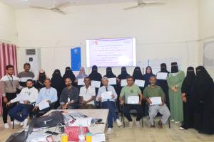 اختتام دورة تدريبية متخصصة حول تصميم وتنفيذ المسوحات التمثيلية بعدن