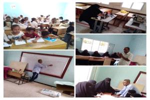 ورشة الوسائل التعليمية تُنعش المخيم الصيفي في مدرسة أبناء الفلاحين بخنفر