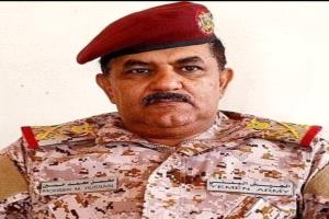 نائب رئيس هيئة الاركان اللواء البصر واللواء عبدربه وطهشه ومقراط يعزون وزير الدفاع الفريق الداعري بوفاة عمه