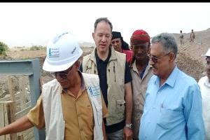 وكيل وزارة الزراعة يتفقد مشروع ري بمنطقة الخربه بالملاح يخدم 400 فدان ويعيد الحياة الأراضي حرمت من المياه 30 عاما*