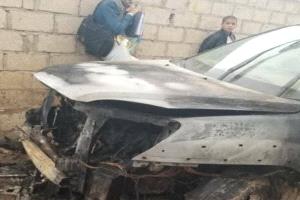 مجهولون يُضرمون النار في سيارة قاضٍ بصنعاء