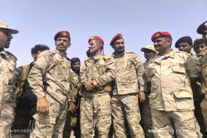العميد نصر المشوشي يجري زيارة تفقدية إلى مقر اللواء الثاني دعم وإسناد في شقرة