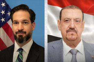 البركاني وبيتشيا يتفقان على ضرورة انعقاد البرلمان في عدن وتفعيل دوره الرقابي