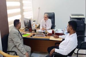 إدارة مؤسسة الصندوق الخيري للطلاب المتفوقين تلتقي برئيس جامعة حضرموت