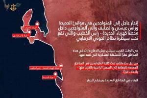جيش الاحتلال الإسرائيلي يوجه إنذارًا عاجلًا بقصف موانئ الحديدة ومحطة كهرباء رأس الخطيب