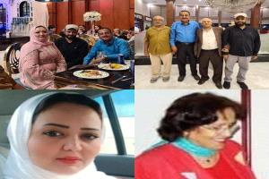 الصحفية ضياء سروري تشكر كل من شاركها فرحتها بحضور حفلة خطوبة ابنتها في القاهرة
