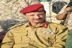 العميد جبر قائد اللواء 89 يعزي العميد الركن محمد حيدره فارخ بوفاة والدته