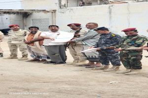 تكريم أبطال نقطة "عسد الفاي" بعد إحباطهم عملية تهريب حشيش