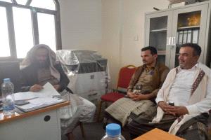 نائب مدير عام أوقاف شبوة يلتقي مدير الدوائر الحكومية في مؤسسة الكهرباء لمناقشة خدمات الكهرباء في مساجد المحافظة