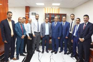 مراسم تسليم واستلام المهام بين أمين عام مجلس القضاء الأعلى السابق والحالي