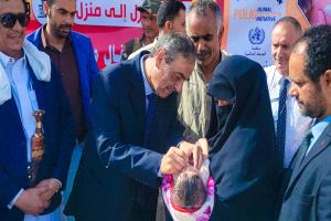 تدشين حملة طارئة في شبوة لتحصين أكثر من 123 ألف طفل ضد شلل الأطفال