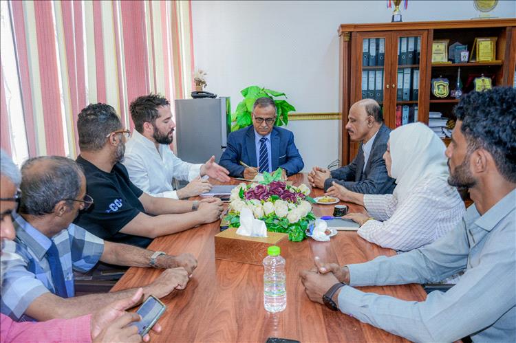 جامعة عدن ومنظمة مهاد تبحثان سبل تعزيز مجالات التعاون المشترك