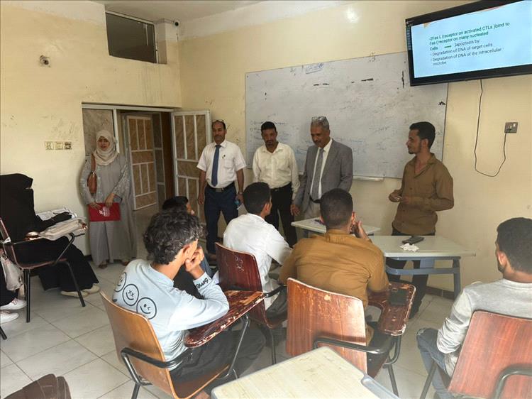 البروفيسور محمد الشعيبي يزور جامعة خليج عدن الدولية ويعقد إجتماع بعدد من قيادات وموظفي الجامعة