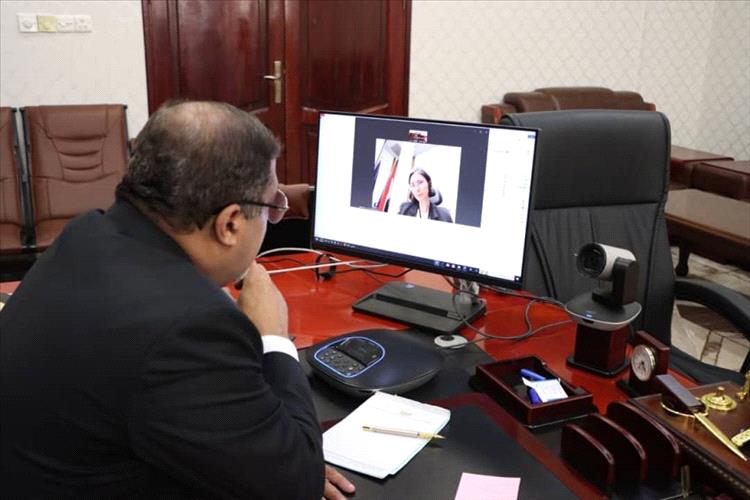 وزير العدل يبحث مع السفيرة الفرنسية دعم القضاء وتعزيز سيادة القانون