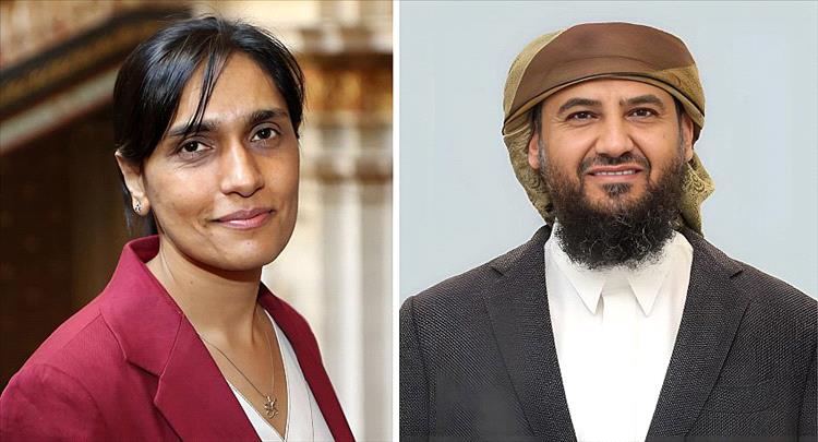 عضو مجلس القيادة المحرّمي يناقش مع السفيرة البريطانية مستجدات الأوضاع على الساحة الوطنية