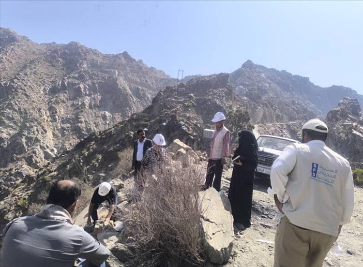 وفد رفيع من الصندوق الاجتماعي للتنمية يصل يافع المفلحي