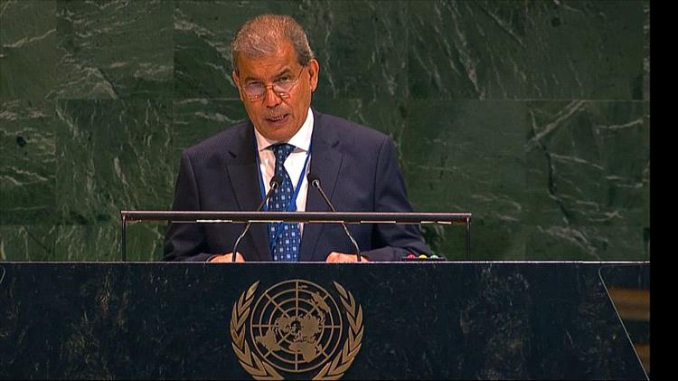 اليمن يؤكد تمسّكه بالحلول السلمية لتسوية النزاعات ورفضه القاطع للاحتلال والتدخلات في الشؤون الداخلية للدول