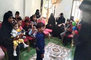 فعالية "فرحة أمل" بعيد الأضحى المبارك بعدن