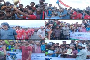 شباب حرحر يتوج باللقب بعد مباراة مثيرة أمام نصر المجزاع في دوري شهداء المضاربة