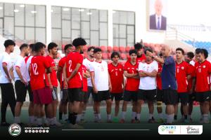 منتخبنا الوطني تحت ٢٣ عامًا يبدأ أولى حصصه التدريبية في مأرب استعدادًا لتصفيات كأس آسيا