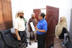 نائب وزير الأوقاف يتفقد سير العمل في قطاعات الوزارة