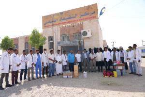 مكتب الصحة بمأرب يدشن المرحلة الثانية من النشاط الإيصالي.