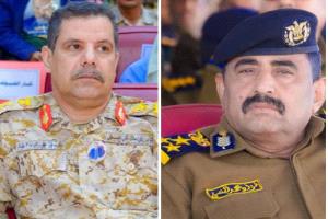 مدير عام شرطة شبوة يهنئ قائد محور عتق بحلول عيد الأضحى المبارك