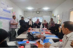 اختتام الدورة التدريبية لمؤسسة SDF في إدارة المشاريع بمشاركة كوادر تربوية من خور مكسر والتواهي
