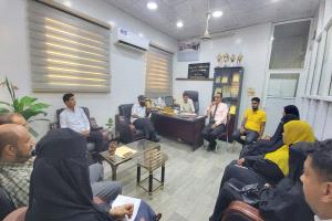 لجنة الاعتماد الاكاديمي في كلية اللغات والترجمة جامعة عدن تعقد اجتماعها الدوري