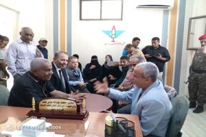 الوكيل الشبحي وأمين محلي أبين الحامد يقوما بزيارة تفقدية لمعهد الدكتور امين ناشر للعلوم الصحية بأبين