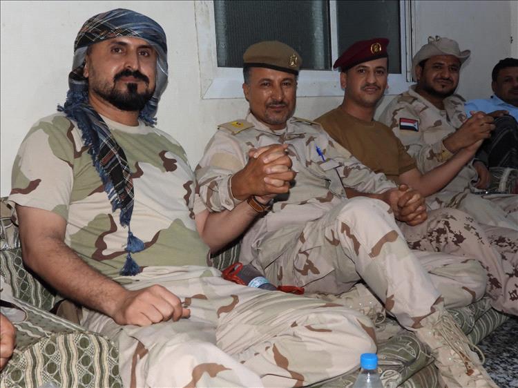 ضباط وأفراد اللواء الرابع دعم وإسناد يرحبون بتعيين العميد علي القاضي قائدًا للواء ويصفونه بالاختيار الصائب