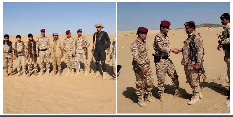 أركان المنطقة العسكرية الثالثة يتفقد يتفقد المرابطين في الجبهات في زيارة عيدية
