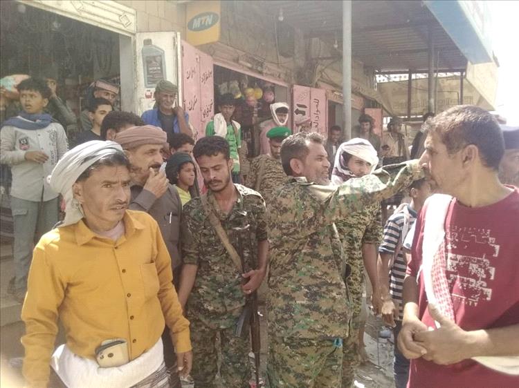 قوات الحزام الأمني بلودر تواصل حملتها لترتيب السوق وفرض النظام لليوم السادس على التوالي