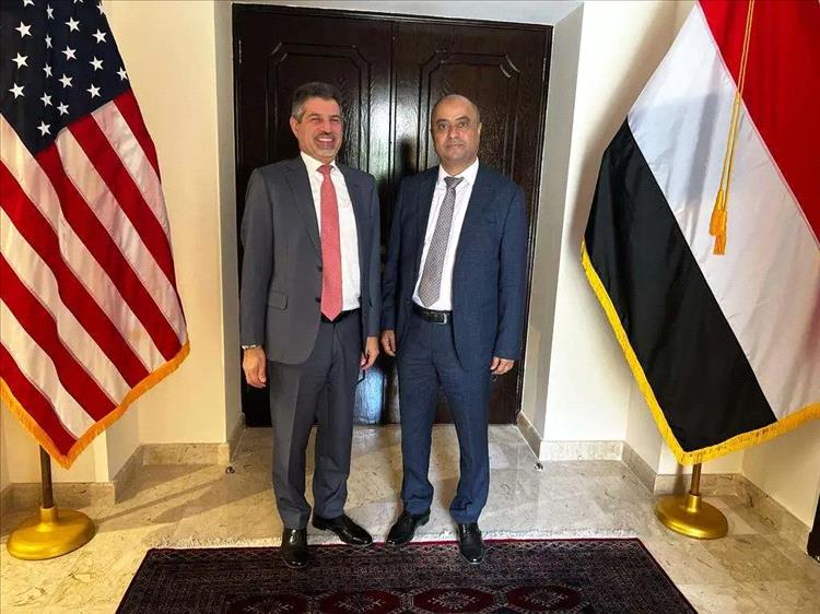 السفير الأمريكي: نتطلع للعمل مع رئيس الحكومة "بن بريك" لإنهاء هذا الأمر