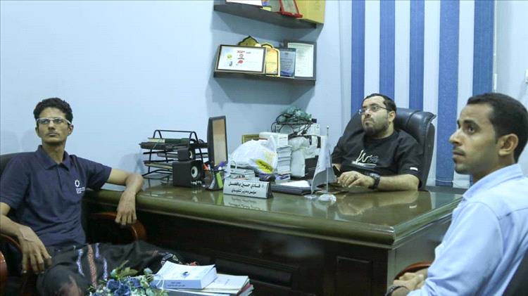 لقاء يبحث اوجه العمل المشترك بين مؤسسة قلم للابداع بالمكلا اتحاد الملتقيات الشبابية التطوعية بساحل حضرموت