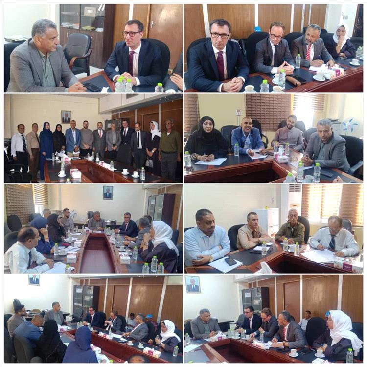 نائب المحافظ يناقش مع وفد "فريدريش ايبرت" إقامة توأمة بين مدينة عدن وإحدى المدن الألمانية