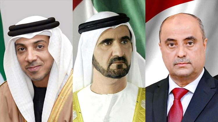 رئيس الوزراء يتلقى برقيتي تهنئة من نائبي الرئيس الإماراتي