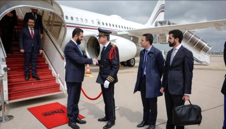 الرئيس السوري أحمد الشرع يصل إلى باريس في أول زيارة رسمية