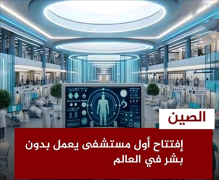 ثورة طبية: الصين تدشّن أول مستشفى في العالم يعتمد كليًا على الذكاء الاصطناعي