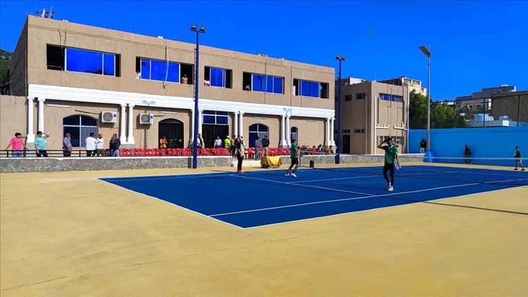 تواصل منافسات البطولة الحادي عشر لنادي التنس العدني