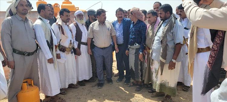الشركةاليمنية للغاز تباشر مشروع استبدال اسطوانات الغاز التالفة بمأرب